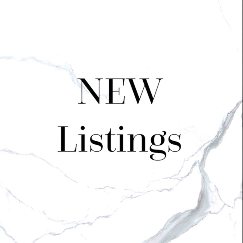 New listings added  🤍